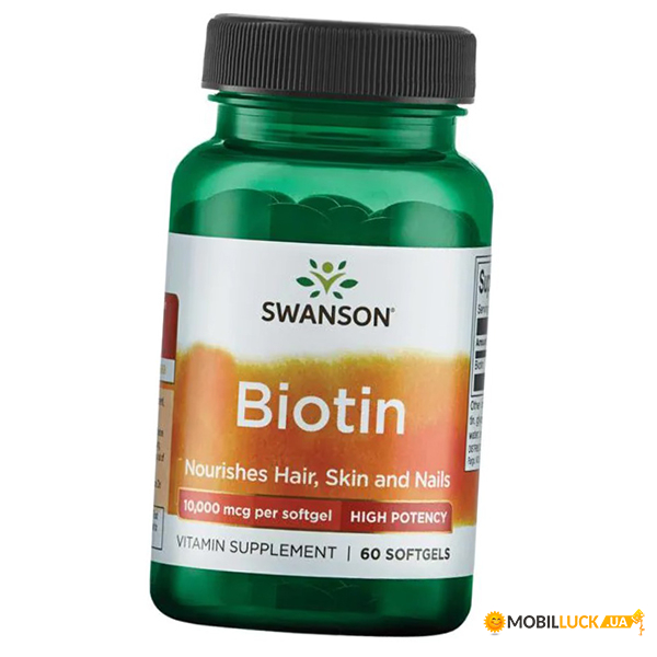   Swanson Biotin High Potency 10000 60 (36280113)