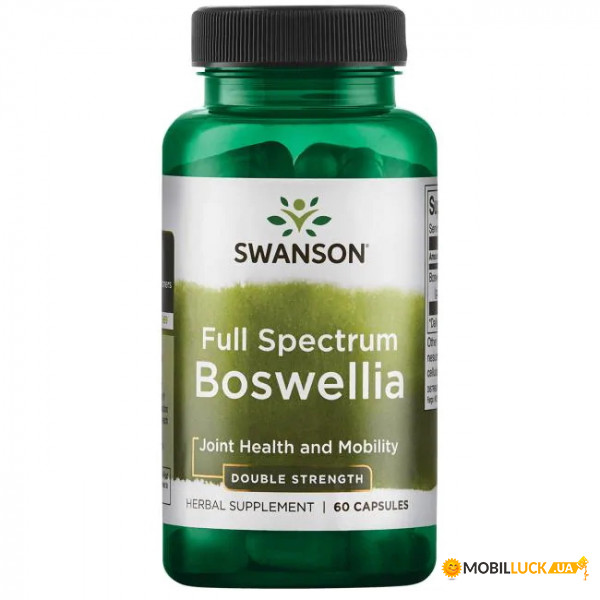    Swanson Boswellia 800 mg Full Spectrum 60  