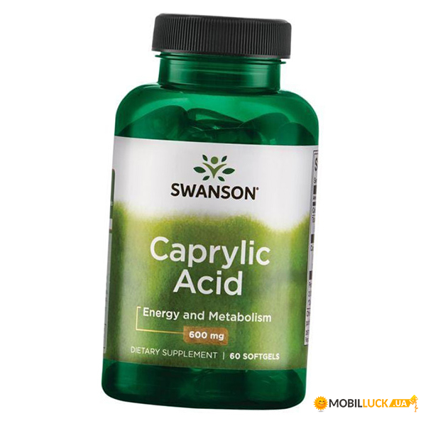   Swanson Caprylic Acid 600 60  (69280007)