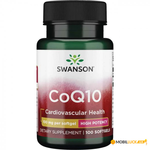    Swanson CoQ10 100 mg High Potency 100  