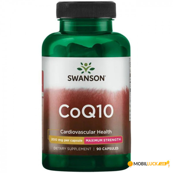    Swanson CoQ10 200 mg Maximum Strength 90  