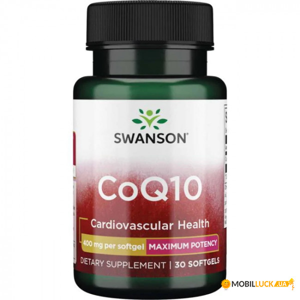    Swanson CoQ10 400 mg Maximum Potency 30  