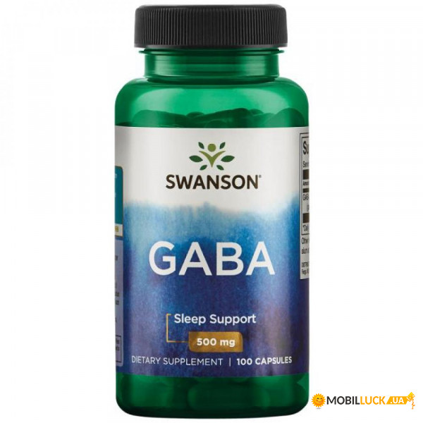  Swanson GABA 500 mg 100 