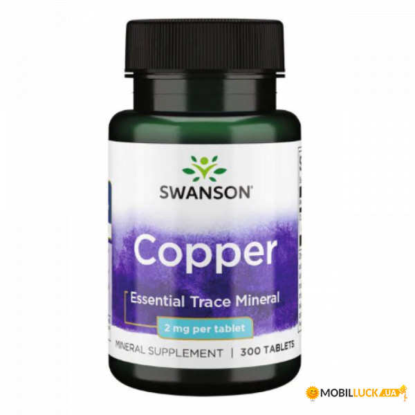  Swanson Copper 2mg 300 