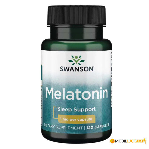  Swanson Melatonin 1mg 120caps