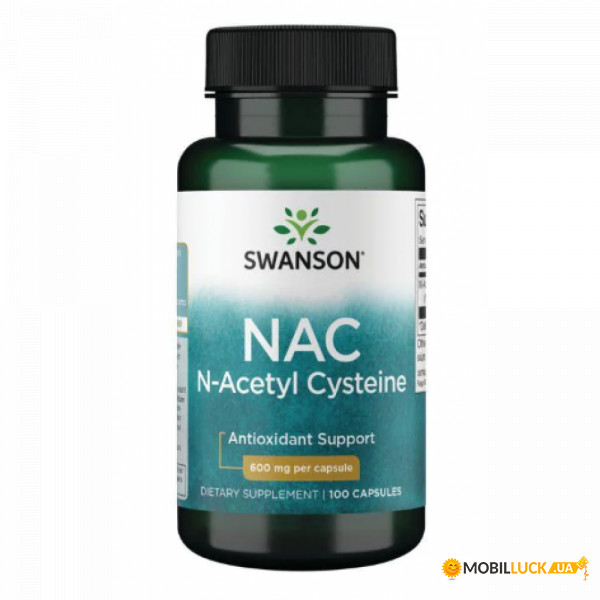   N- Swanson N-Acetyl Cysteine 600mg 100 