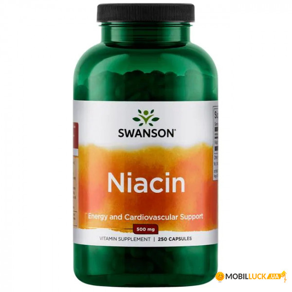 ³   Swanson Niacin 500 mg 250 