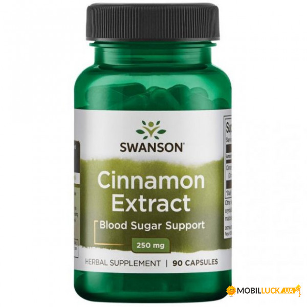  , Cinnamon Extract, Swanson, 250 , 90 