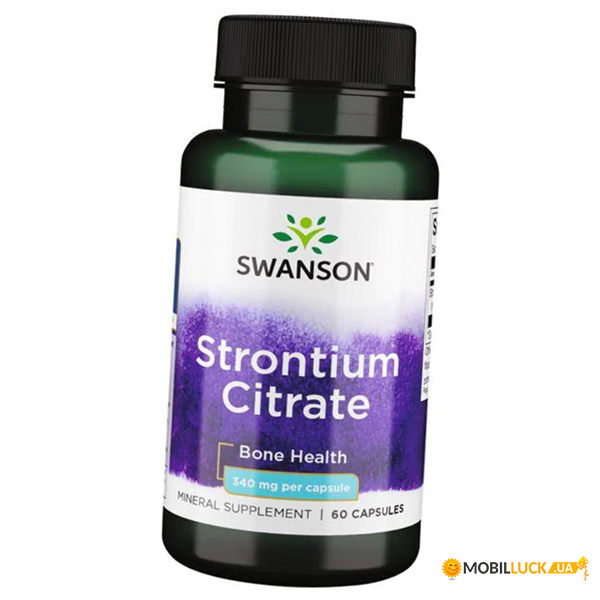   Swanson Strontium Citrate 340 60  (36280108)