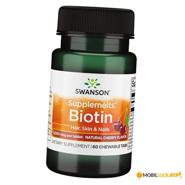   Swanson Supplemelts Biotin 5000 60  (36280081)