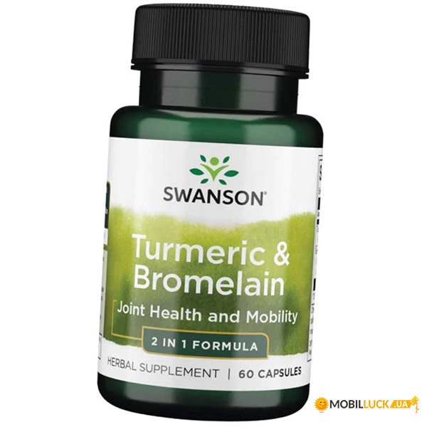    Swanson Turmeric & Bromelain 60 (71280084)