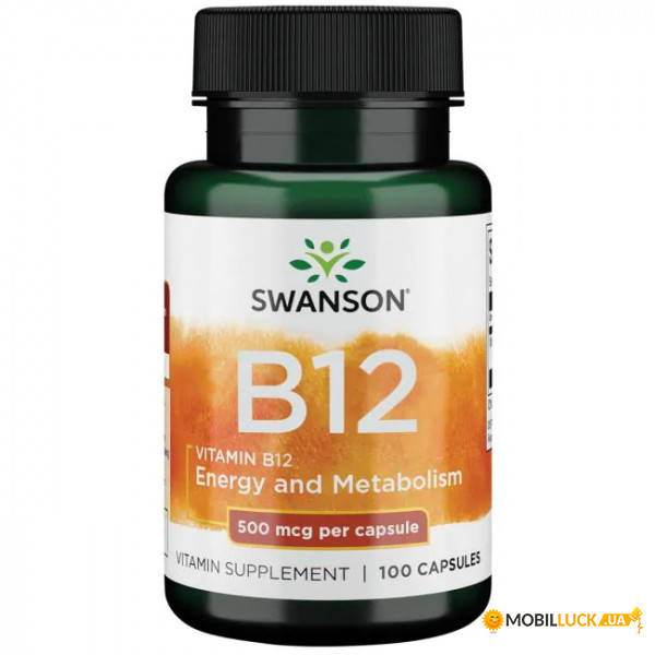    Swanson Vitamin B12 500 mcg 100  