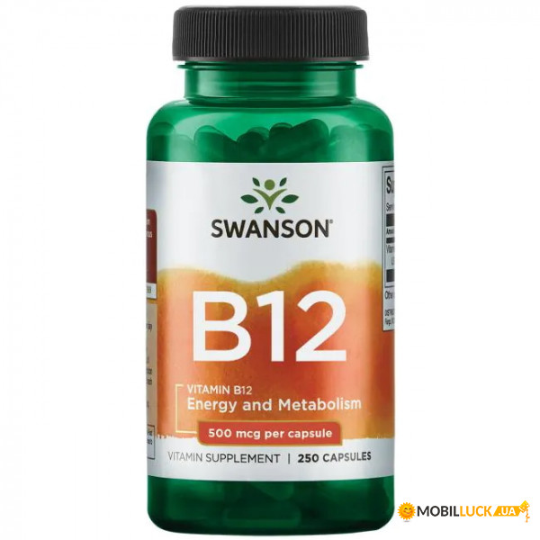  Swanson Vitamin B12 500 mcg 250  