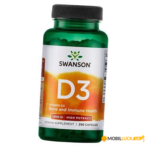  Swanson Vitamin D3 1000 250 (36280045)