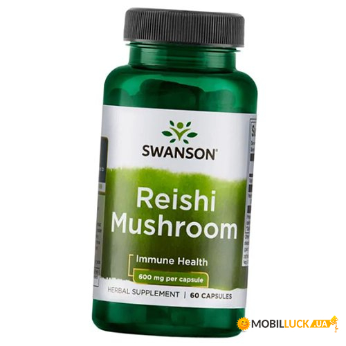  Swanson Reishi Mushroom 600 60 (71280025)