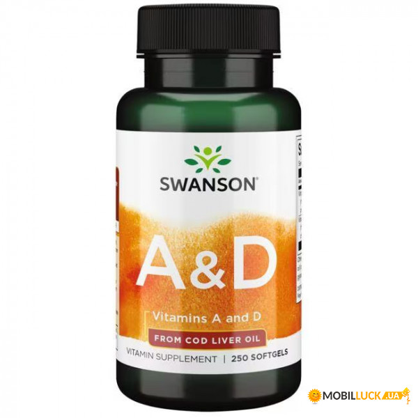  Swanson Vitamins A  D 250  