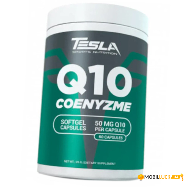  Q10 Tesla Nutrition Q10 Coenzyme 50 60 (70580001)