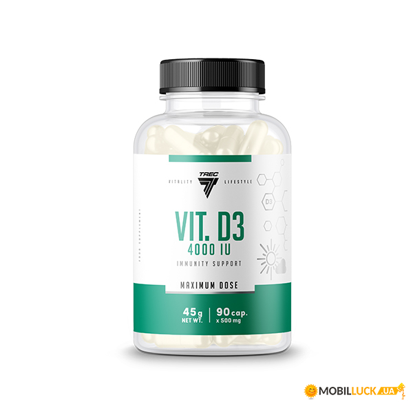 ³ Trec Nutrition Vit.D3 4000 IU 60 