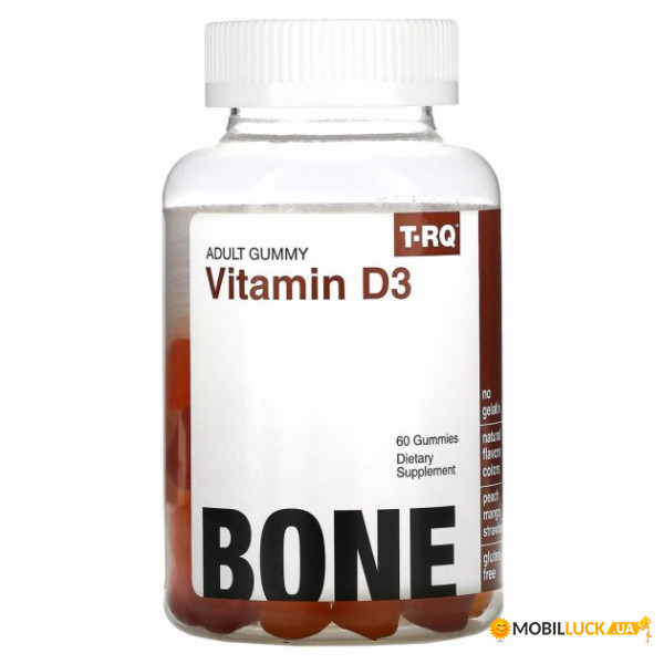  3     T-RQ Vitamin D3 60  