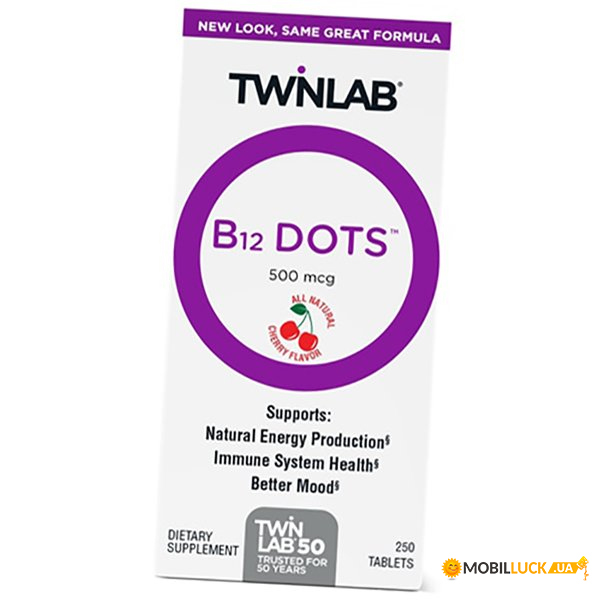  12 Twinlab  B-12 Dots 100  (36104027)