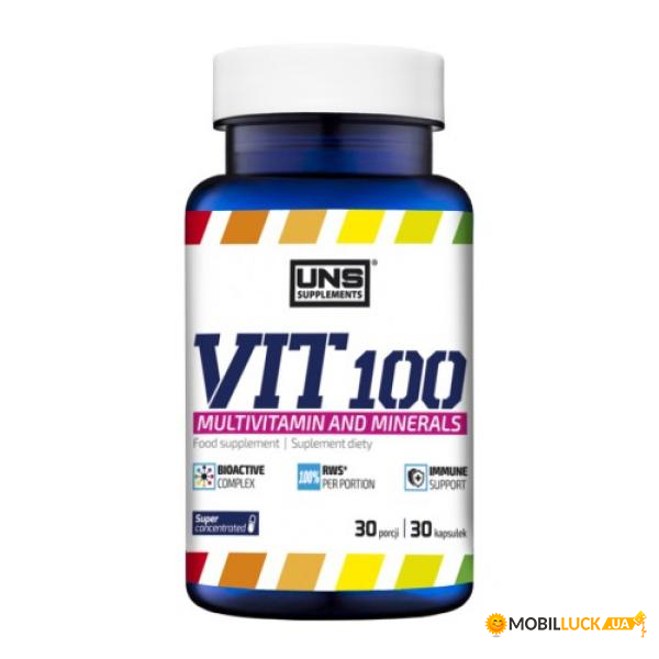 ³   UNS VIT 100 - 30tabs 100-65-6900042-20