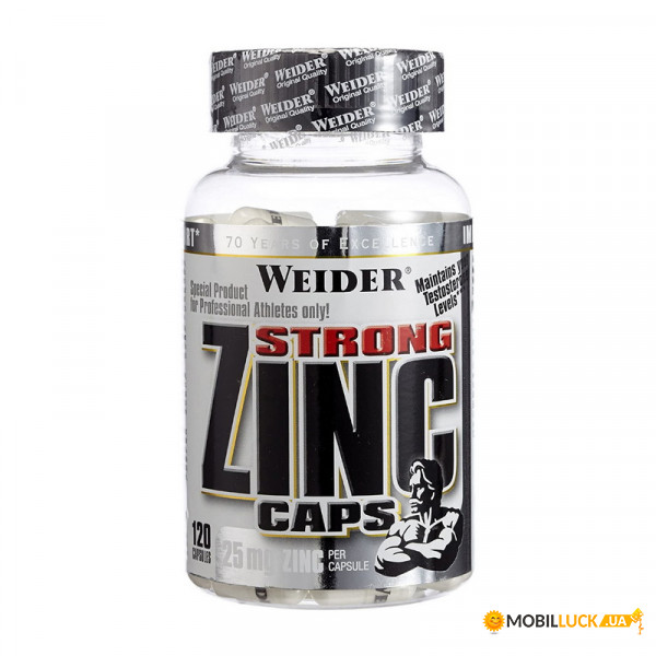  Weider Strong Zinc 25 mg 120 caps