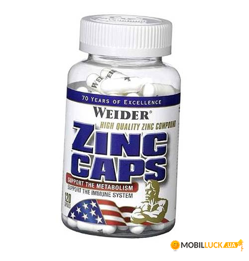  Weider Zinc Caps 120 (36089007)