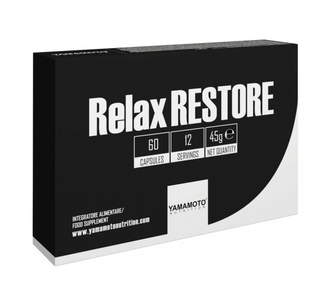    Yamamoto Nutrition Relax RESTORE - 60 Capsules 100-50-6040172-20