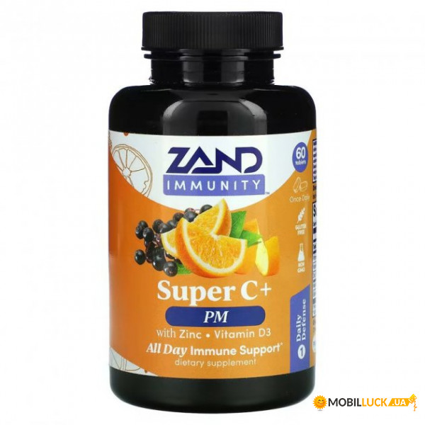         3 Zand (Immunity Super C+ PM With Zinc/Vitamin D3) 60 