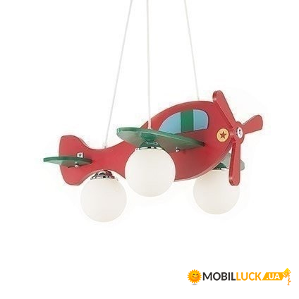   Ideal Lux Avion-2 Sp3 (Rosso/verde) (136318)