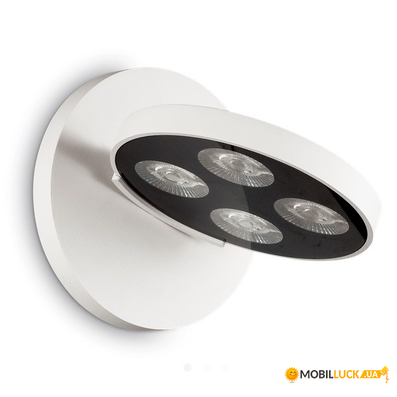   Ideal Lux Garage Ap4 Round Bianco (205892)