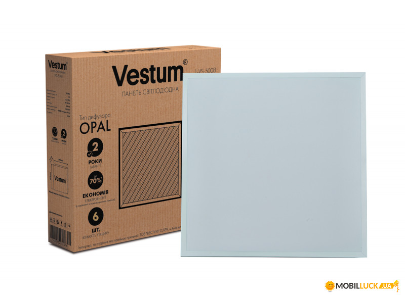   Vestum LED OPAL 40W 600x600 4200K 220V