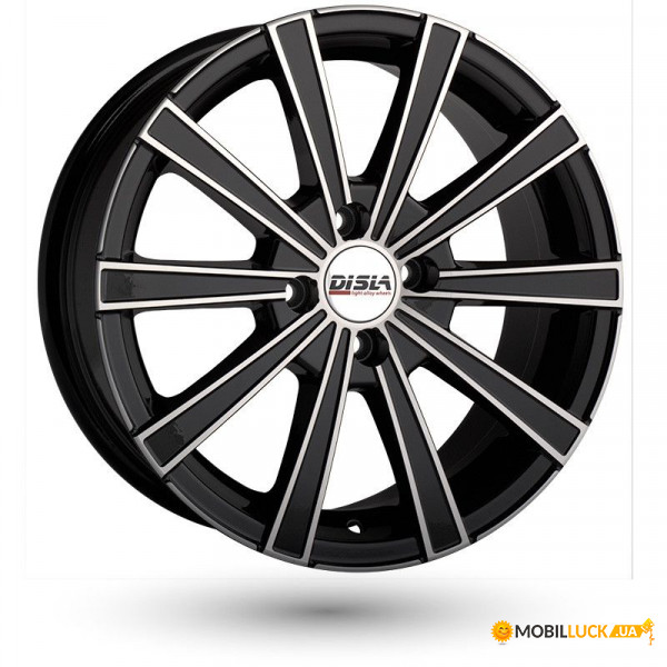 DISLA Mirage R16 W7 PCD5x112 ET38 DIA66,6 BLACK DIAMOND (610)