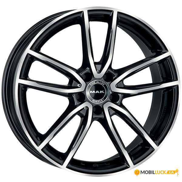  MAK 10x21 EVO ET62 5X112 66,6 BLACK MIRROR  F1021EVBM62WS6Y