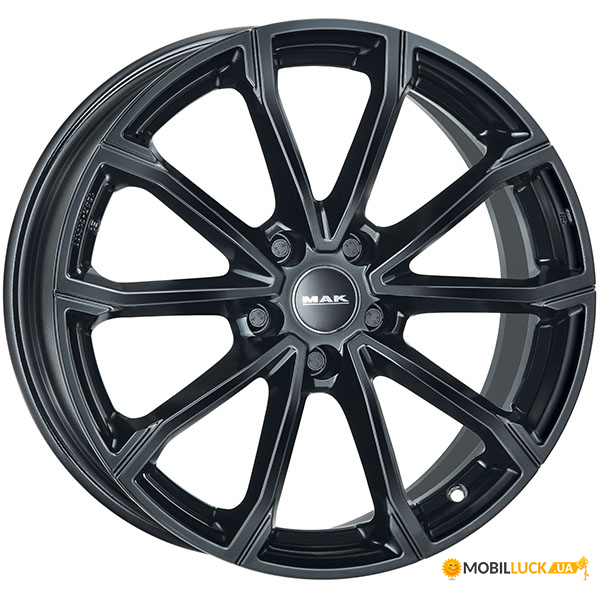  MAK 7x17 DaVinci ET50 5X108 63,4 GLOSS BLACK  F7070BRGB50GD4X