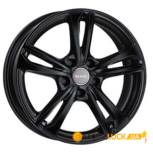  MAK 7x17 EMBLEMA ET48 5X114,3 76 GLOSS BLACK  F7070EBGB48F4