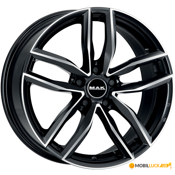  MAK 8x18 SARTHE ET39 5X112 66,45 BLACK MIRROR  F8080RHBM39WS2X