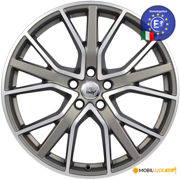  WSP Italy AUDI 8,5X20 W571 ALICUDI 5X112 43 66,6 MATT GUN METAL POLISHED 4K0601025AB,4K0601025AB 8AU/K80 RAU20857143IMDJ