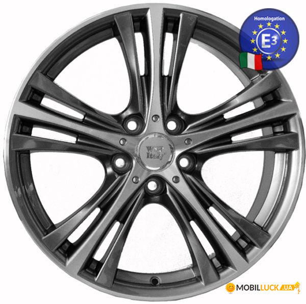  WSP Italy BMW 9.0x19.0 ILIO W682 BM20 5X120  42 74,1 ANTHRACITE POLISHED 36116857565 (Front) 36116857566 (Rear) RBM19908242MNQr