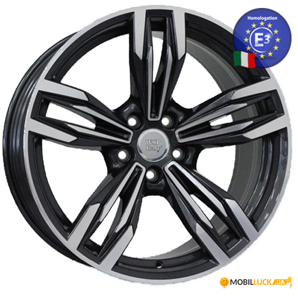  WSP Italy BMW 9.0X20 ITHACA W683 5X120 44 74.1 ANTHRACITE POLISHED  RBM20908344MNQr