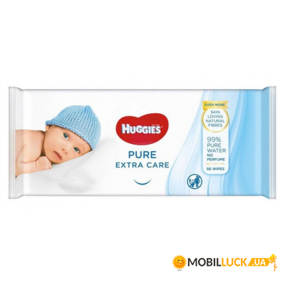    Huggies Pure Extra Care 56(5029053568706)