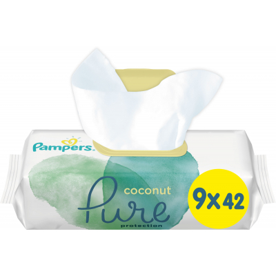   Pampers Pure Coconut 378  (8001841709017)