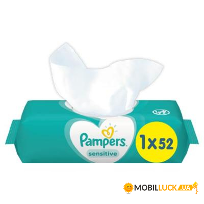   Pampers Sensitive 52  (8001841041391)