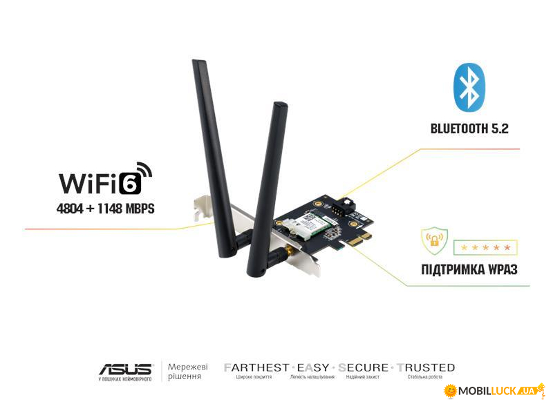 WiFi  Asus PCE-AX1800 (90IG07A0-MO0B00)