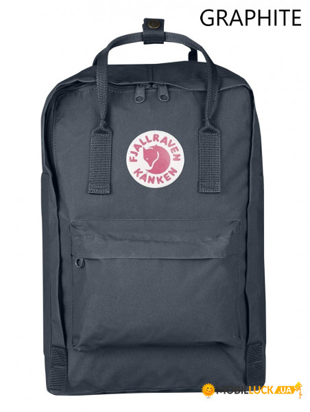  Fjallraven Kanken Laptop 15 Graphite 			