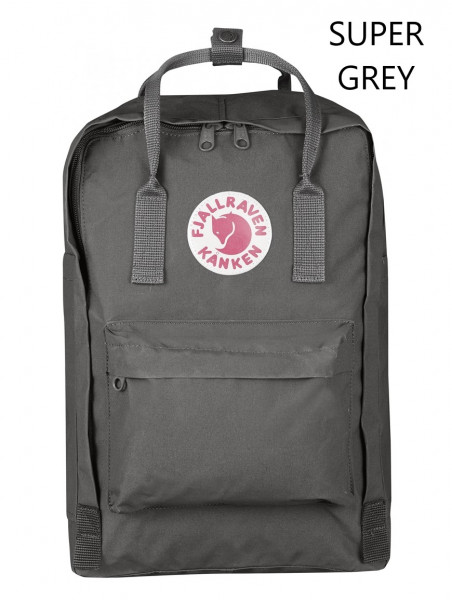  Fjallraven Kanken Laptop 15 Super Grey 			