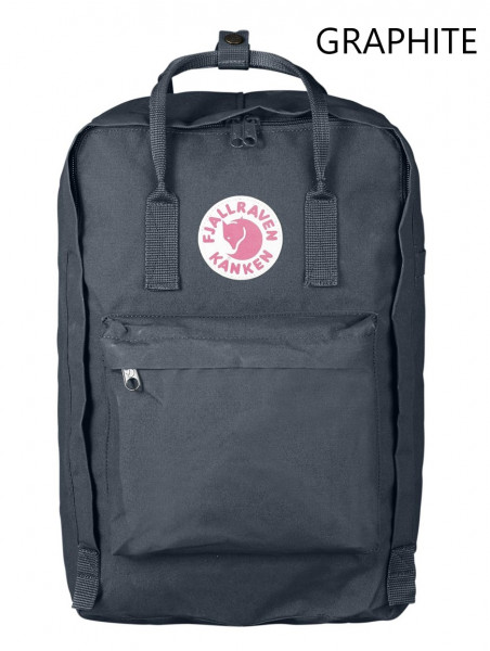  Fjallraven Kanken Laptop 17 Graphite 			