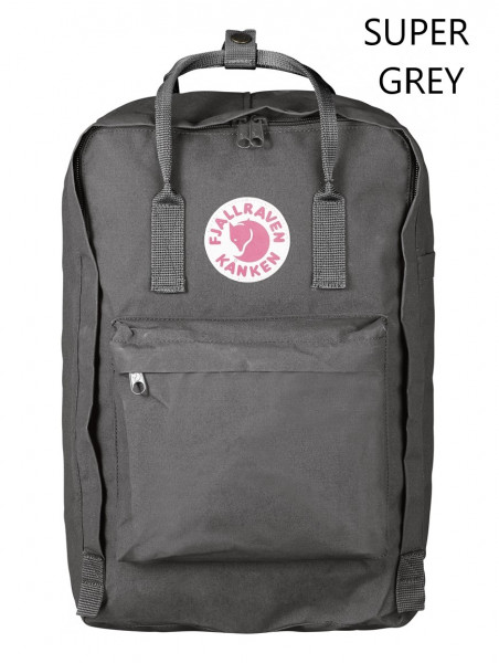  Fjallraven Kanken Laptop 17 Super Grey 			