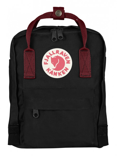  Fjallraven Kanken Mini Black/Ox Red 			