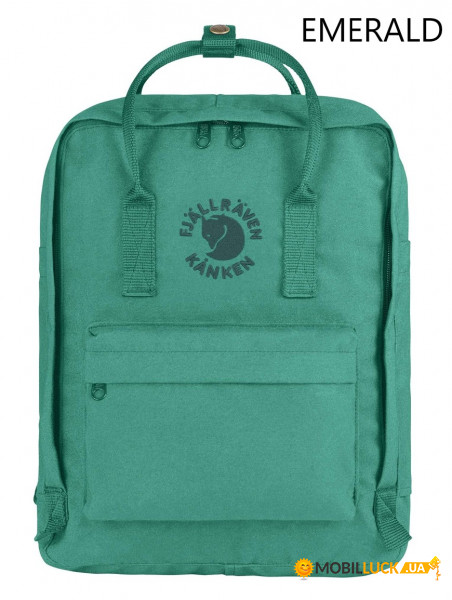  Fjallraven Re-Kanken Emerald 			